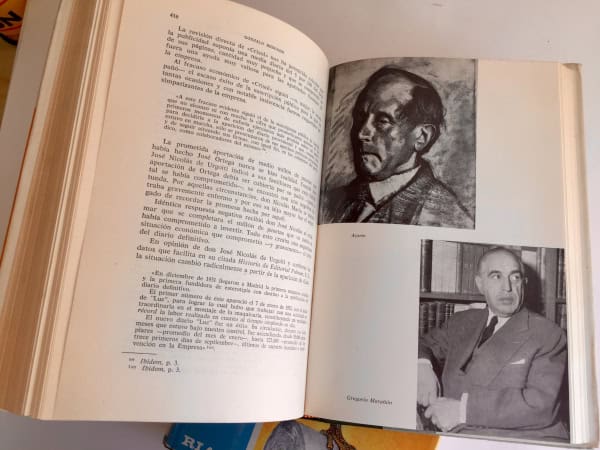 Azorín, Gregorio Marañón. Ortega y Gasset