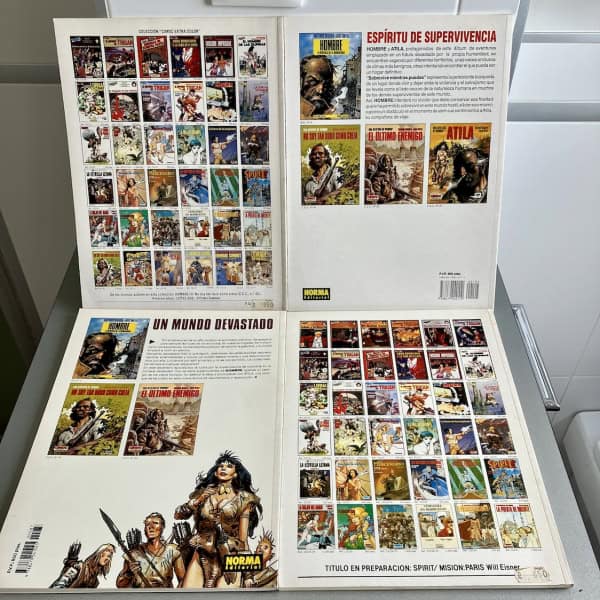 Una aventura de hombre. 4 cómics