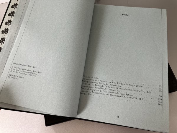 Beato de Liébana FMR Franco Maria Ricci, Umberto Eco. Numerado y firmado