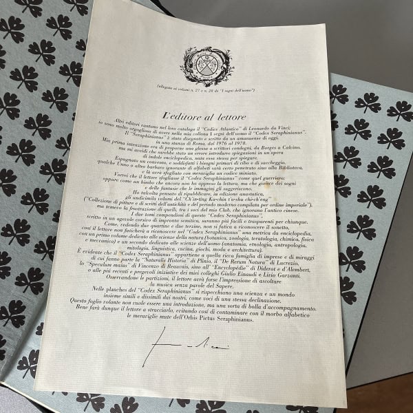 Codex Seraphinianus Franco Maria Ricci FMR