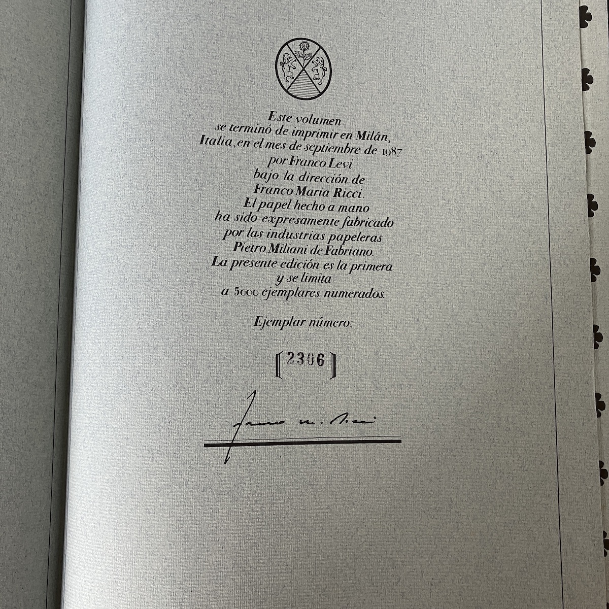 Isadora Duncan, Franco Maria Ricci. Los Signos del Hombre 8