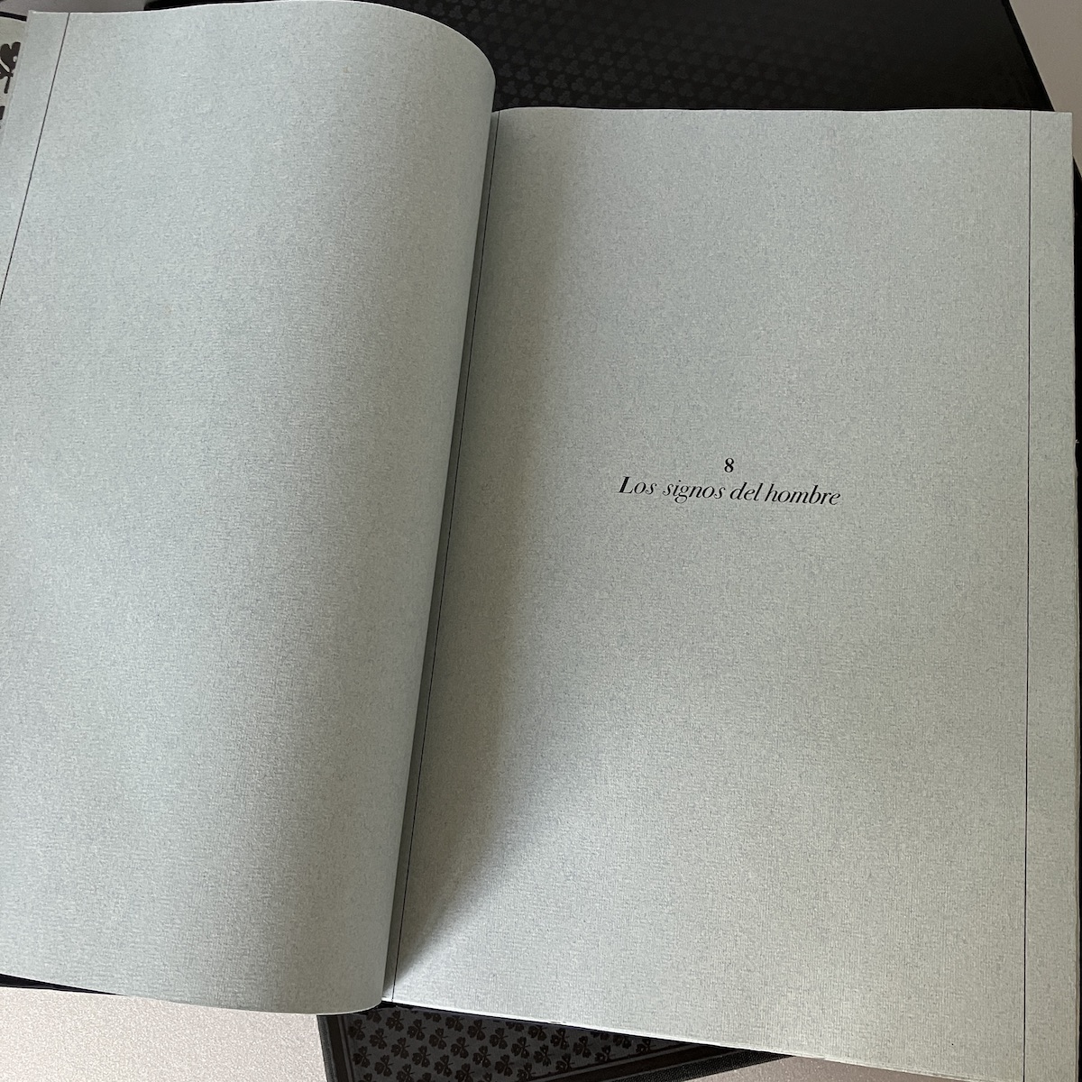 Los Signos del Hombre 8. Numerado