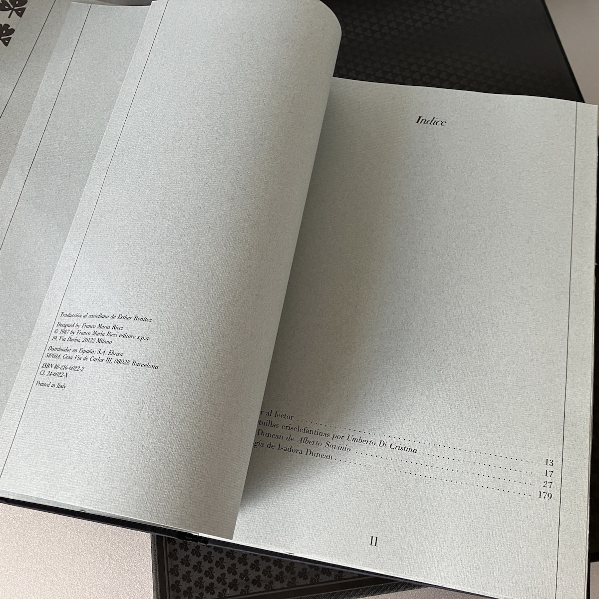 Isadora Duncan, Franco Maria Ricci. Los Signos del Hombre 8