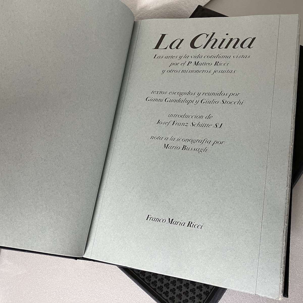 La China, Franco Maria Ricci (FMR)