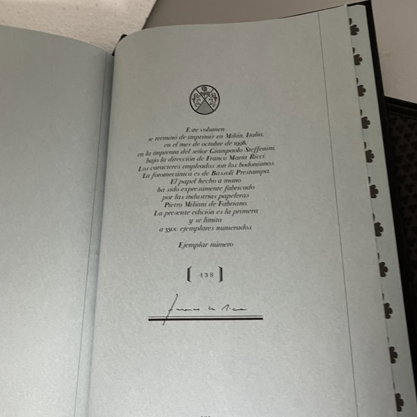 Los signos del Hombre, nº 20. Edición numerada de 3500 ejemplares.