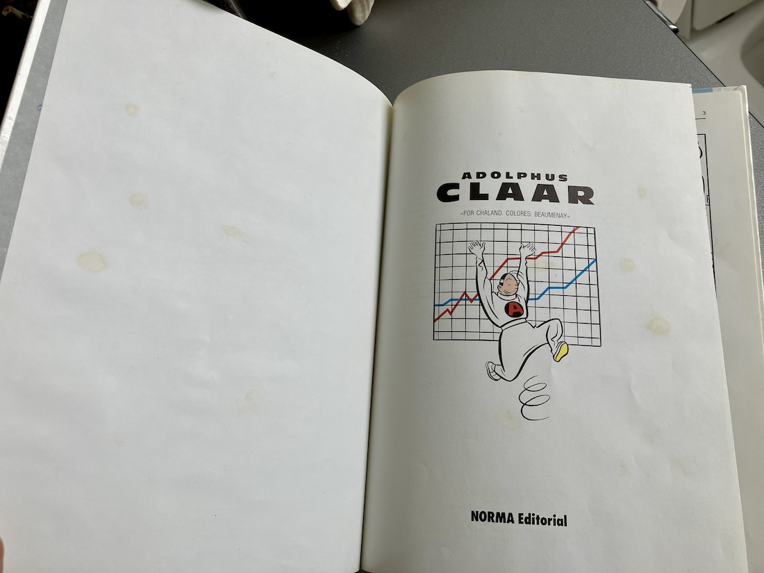 Adolphus Claar, Los álbumes de Cairo nº 7. Yves Chaland. Norma Editorial