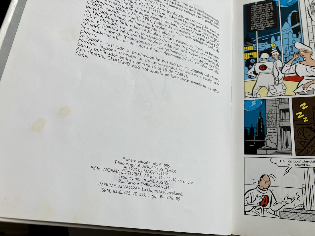 Los álbumes de Cairo nº 7. Yves Chaland. Norma Editorial