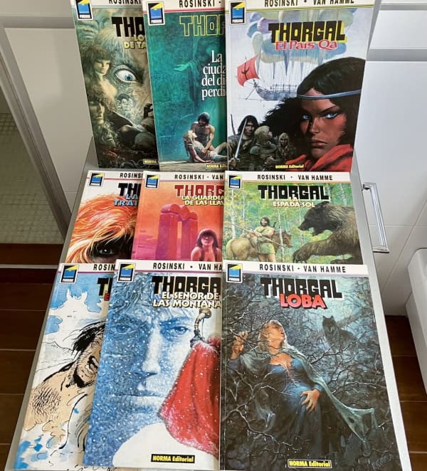 Thorgal, Rosinski/Van Hamme. Pandora, Norma. 9 tomos.