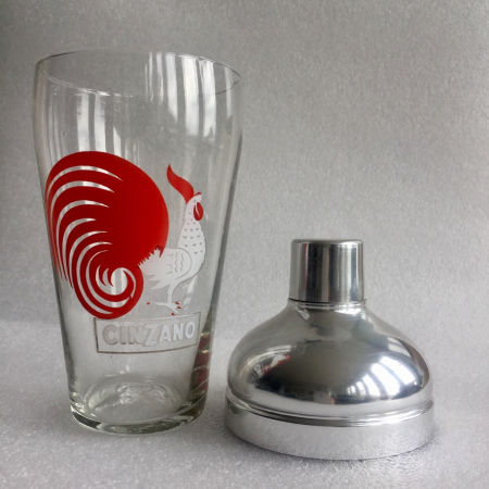 Coctelera de cristal Cinzano Vintage