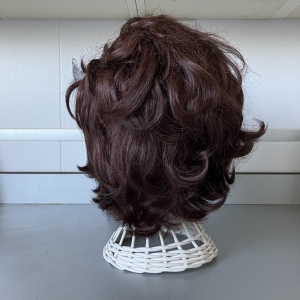 Soporte para pelucas de mimbre vintage 