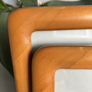 Marcos de madera noble vintage