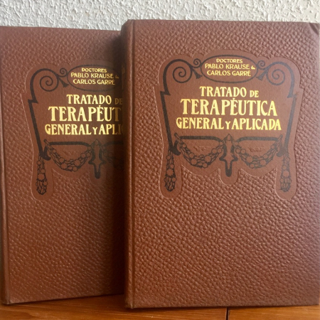 Tratado de Terapéutica General y Aplicada, KRAUSE y GARRÉ 1912 Barcelona