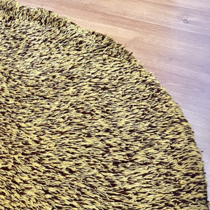 Alfombra redonda vintage Pelo largo