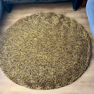 Alfombra redonda vintage