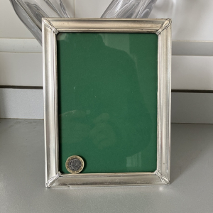 Marco antiguo de plata de ley 21x16 cm.