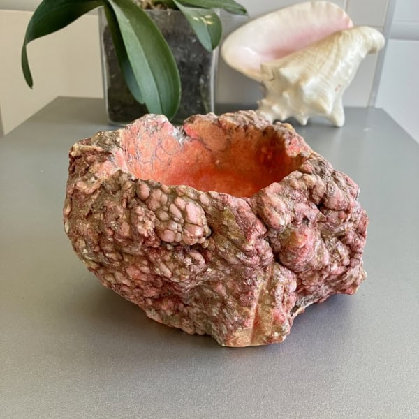 Cenicero de mármol de Carrara vintage