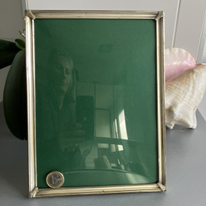 Marco de alpaca vintage 24 x 18 cm