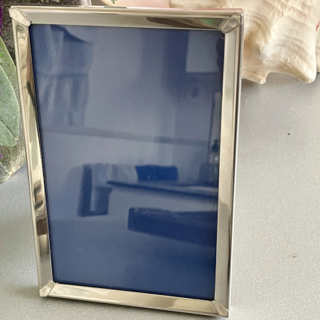 Marco de fotos plateado estilo holandés