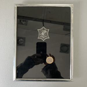 Marco de plata de ley firmado Isabel Cabanillas