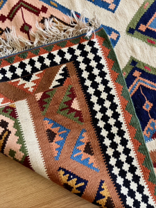 Alfombra de lana afgana hecha a mano 300x200 cm