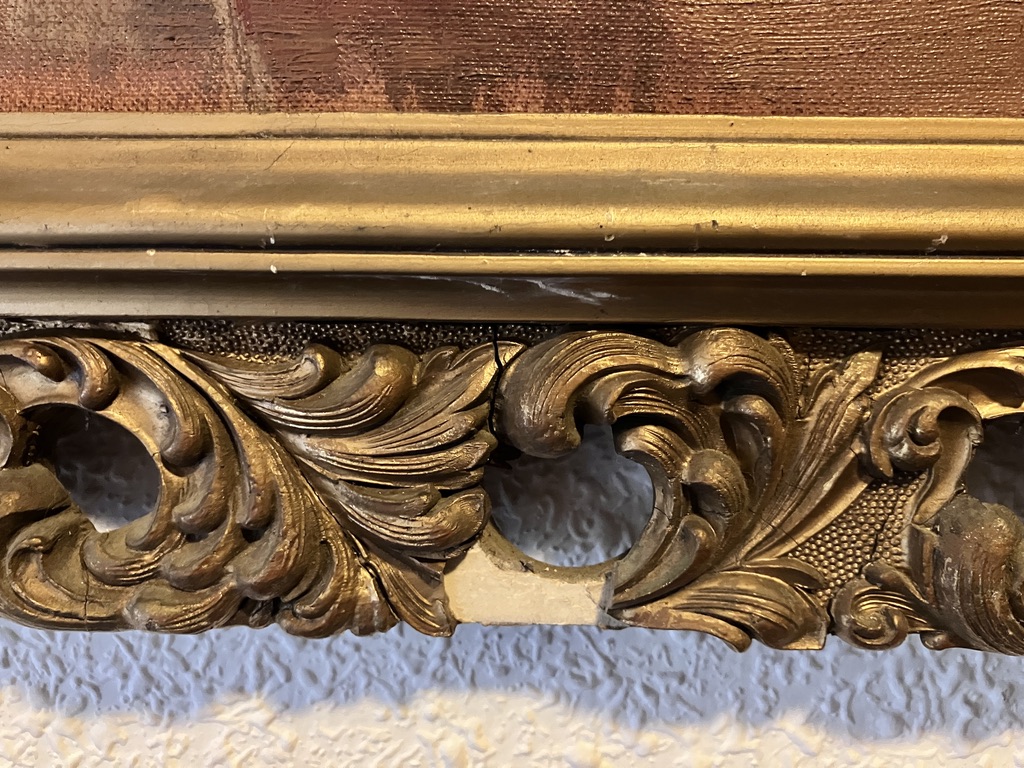 Detalle desperfecto marco