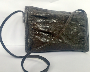 Bolso de piel de serpiente vintage 70s