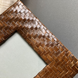 Marco de fotos vintage en Ratán