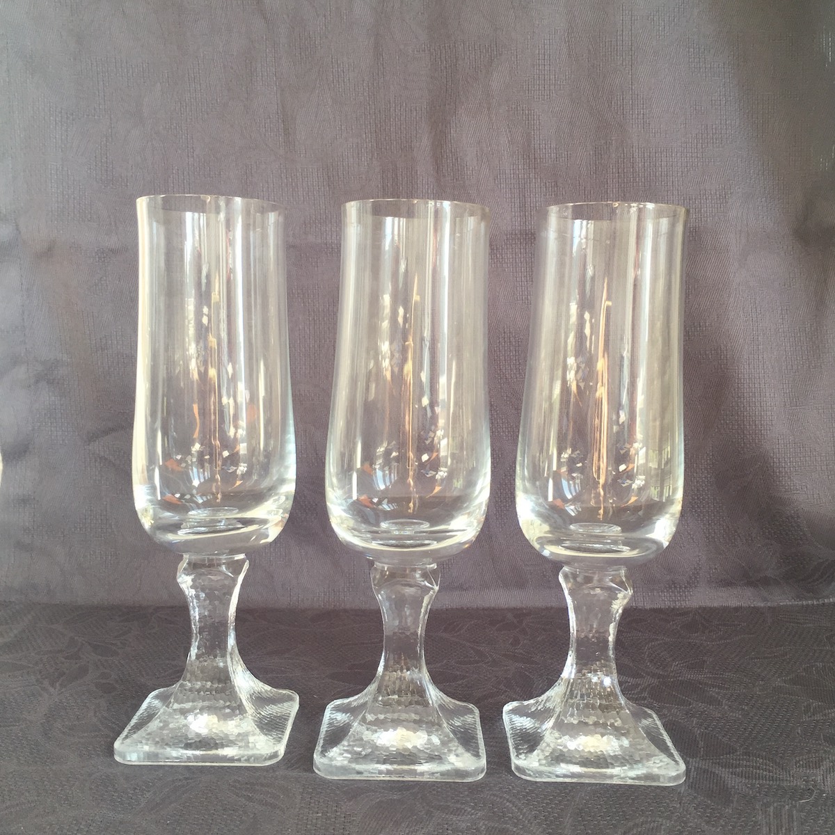 Copas de champán Rosenthal de cristal