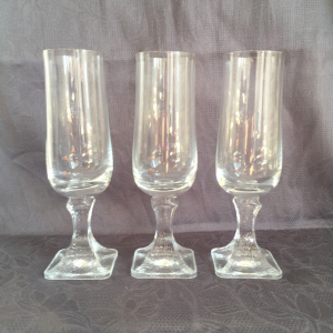 Copas de champán Rosenthal de cristal