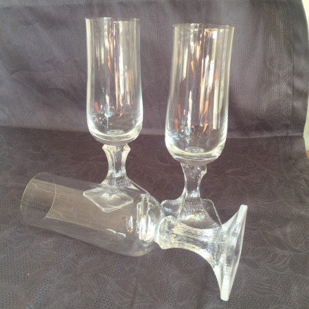 Copas de champán Rosenthal de cristal