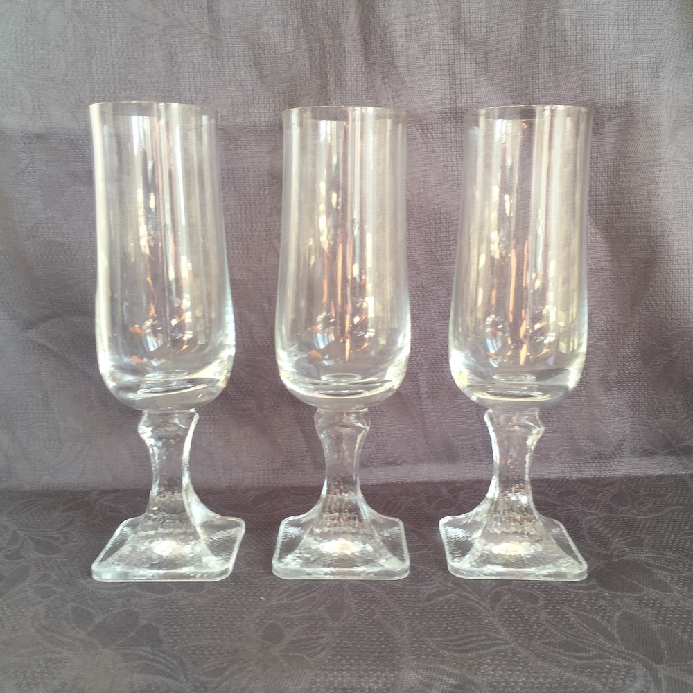 Copas de champán Rosenthal de cristal