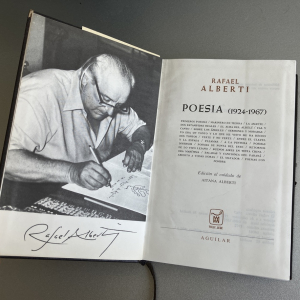 Retrato Rafael Alberti, Poesía 1924-1967 Aguilar