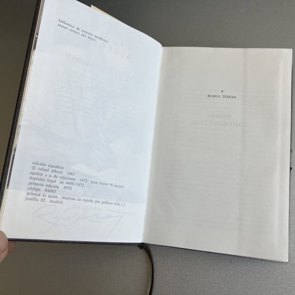 Datos Rafael Alberti, Poesía 1924-1967 Aguilar