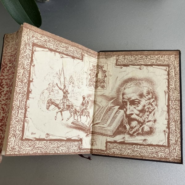 Guardas de Obras Completas de Cervantes - Aguilar, 1949