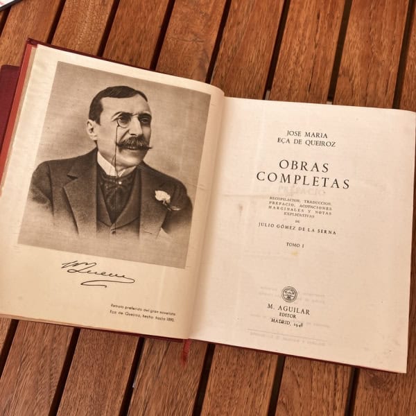 Eça de Queiroz Obras Completas - Aguilar 1ª Edición. Retrato in frontis