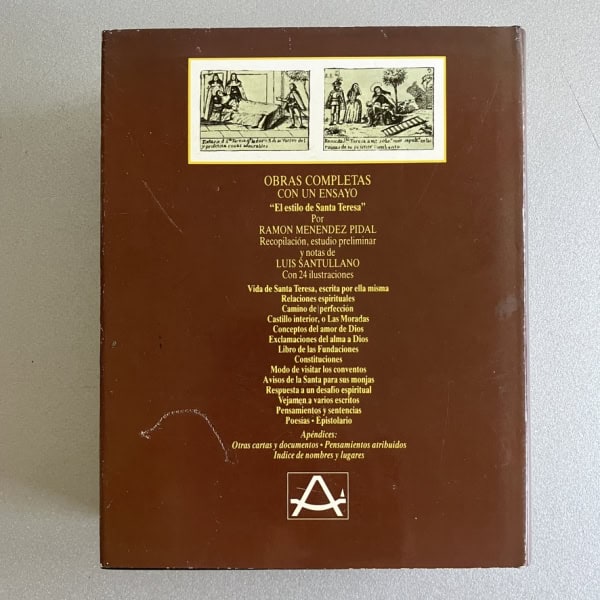 Contraportada libro de colección