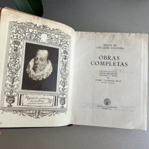 Obras Completas de Cervantes - Aguilar, 1949