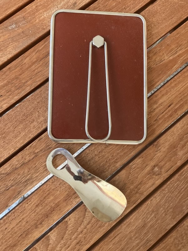 Espejo vintage neceser de viaje