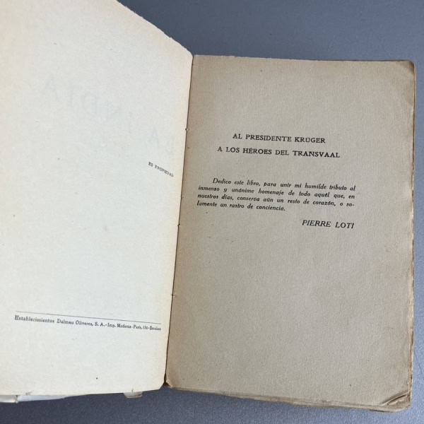 Libro de viajes de Pierre Loti - Cervantes, 1931