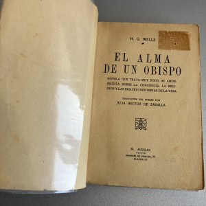 El alma de un obispo, H. G. Wells - M. Aguilar