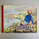 Geografía Primer Grado, Edelvives — Editorial Luis Vives, Zaragoza, 1960 | Libro escolar ilustrado