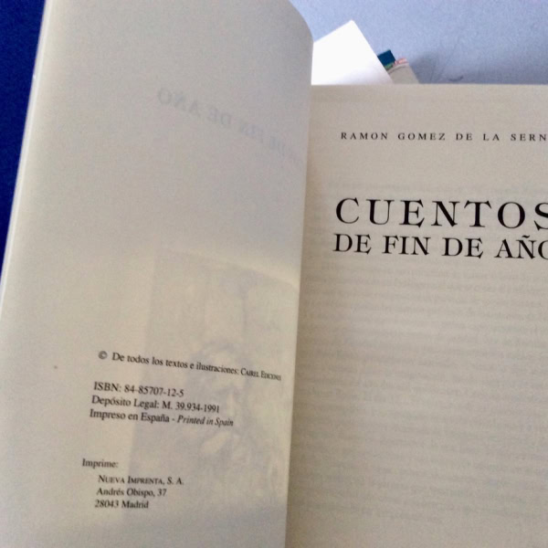 Ramón Gómez de la Serna | Cairel, 1991