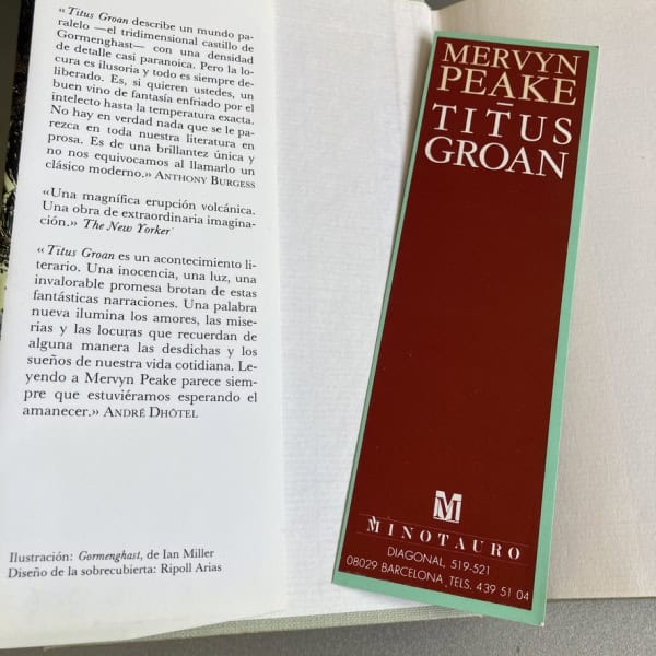Trilogía Gormenghast Tomo 1 Titus Groan