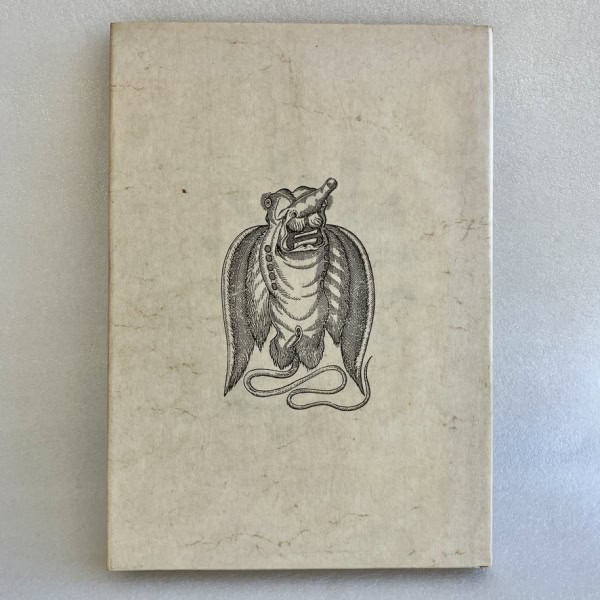 Contraportada Monstruos y prodigios — Ambroise Paré | Siruela 1987 Primera Edición | Biblioteca Sumergida