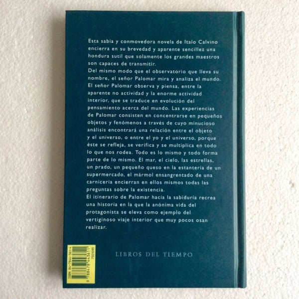 Palomar, Italo Calvino | Siruela 1997 | Biblioteca Calvino nº 12 | Aurora Bernárdez | Libro coleccionismo
