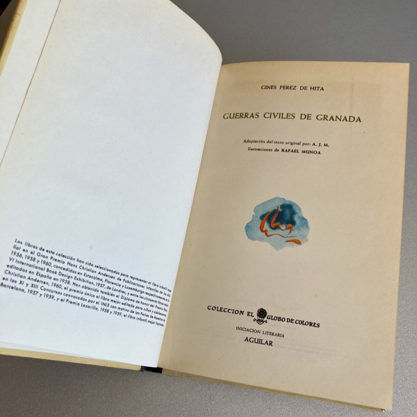 Título Guerras civiles de Granada, Ginés Pérez de Hita — Aguilar, 1962