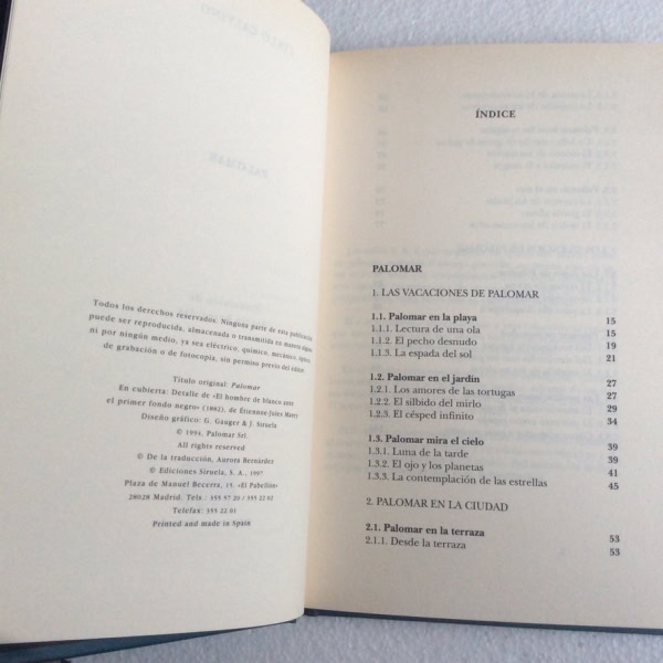 Libro coleccionismo | Siruela 1997 | Biblioteca Calvino nº 12 | Tapa dura | Aurora Bernárdez |