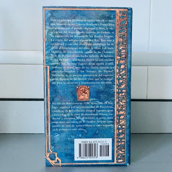 Contraportada El Círculo de Koria — Bel Atreides | Apóstrofe 1996 Primera Edición