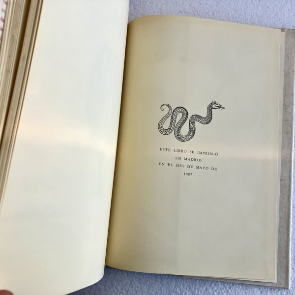 Libro descatalogado Siruela - Biblioteca Sumergida