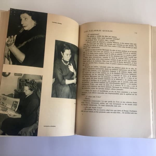 Las palabras quedan, César González Ruano | Afrodisio Aguado 1957 Primera Edición | Periodismo literario